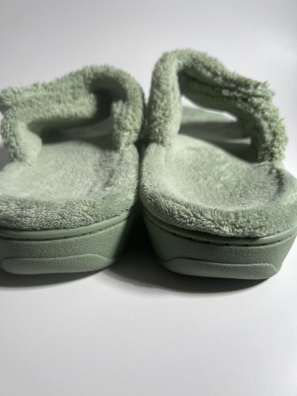 Vionic Relax Orthaheel Orthotic Slippers Women’s Size 9 Green Comfort - Picture 6 of 7
